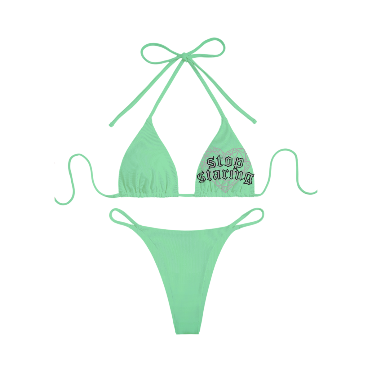 Stop Staring - Mint Bikini