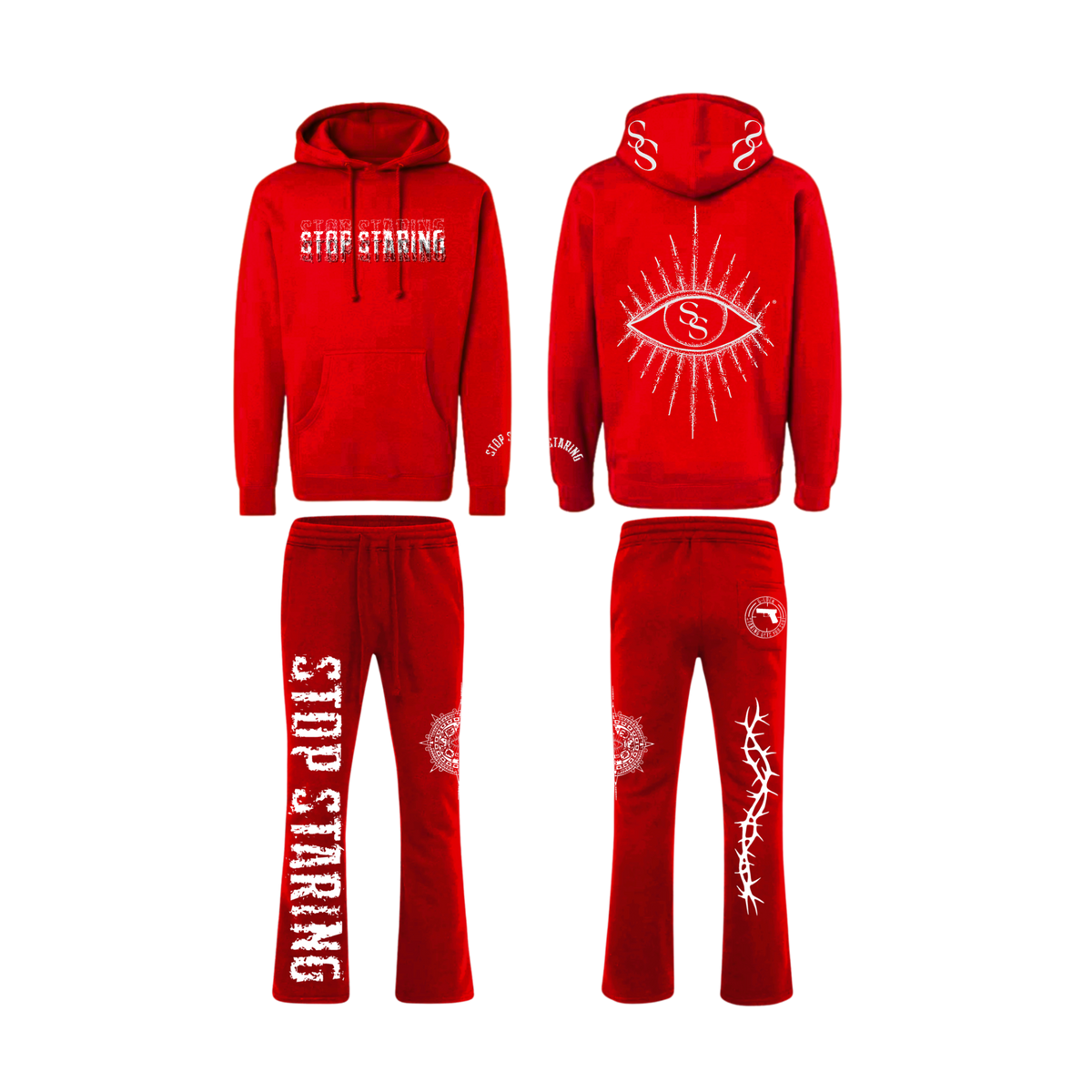 Stop Staring "Classic" Flared Hoodie Set