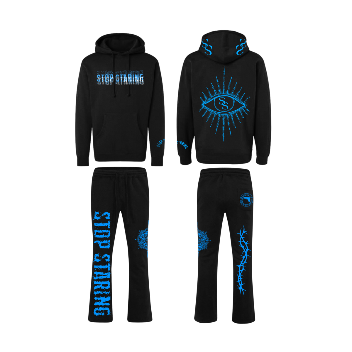 Stop Staring "Classic" Flared Hoodie Set