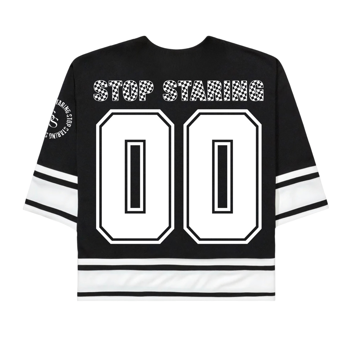 SOLD OUT! Stop Staring - Hockey Jersey - Black
