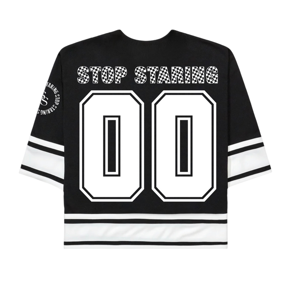 SOLD OUT! Stop Staring - Hockey Jersey - Black