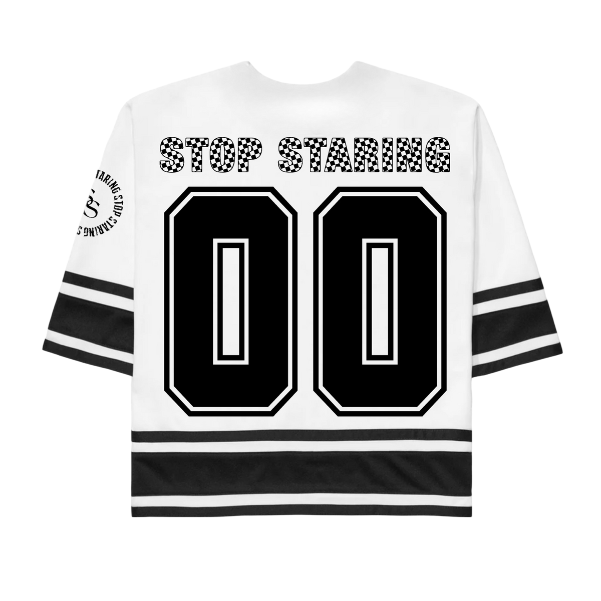SOLD OUT! Stop Staring - Hockey Jersey - White