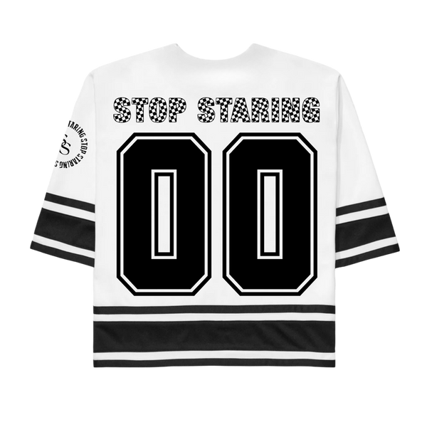 SOLD OUT! Stop Staring - Hockey Jersey - White