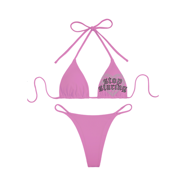 Stop Staring - Pink Bikini