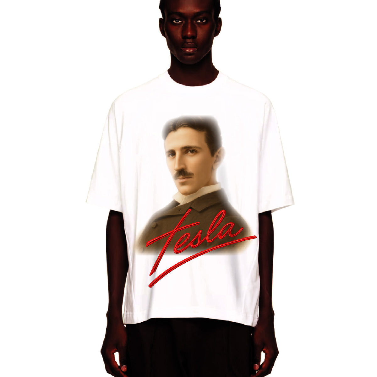 TESLA Tee White