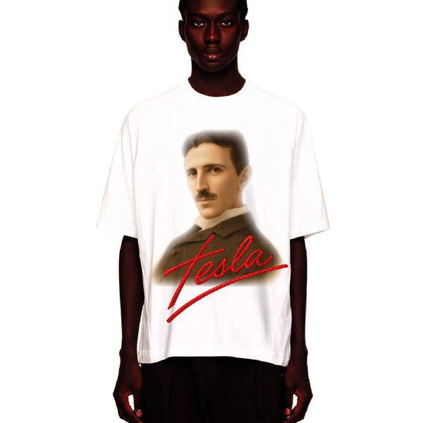 TESLA Tee White