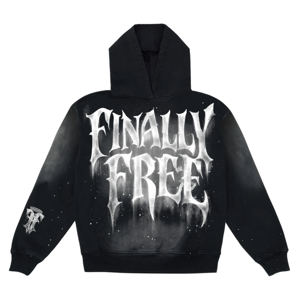Finally Free Paint Dyed Hoodie