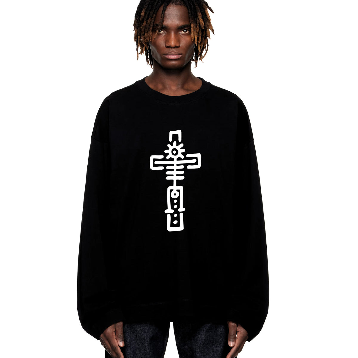 Tribe Cross Longsleeve Black