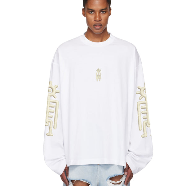 Tribe Visions Longsleeve White