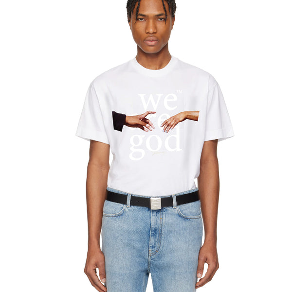 We Are God Hands Tee White