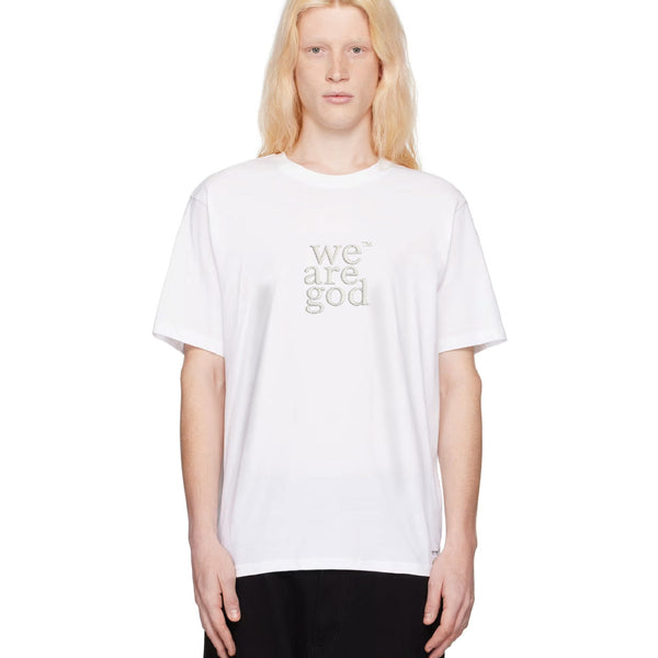 We Are God Tee White