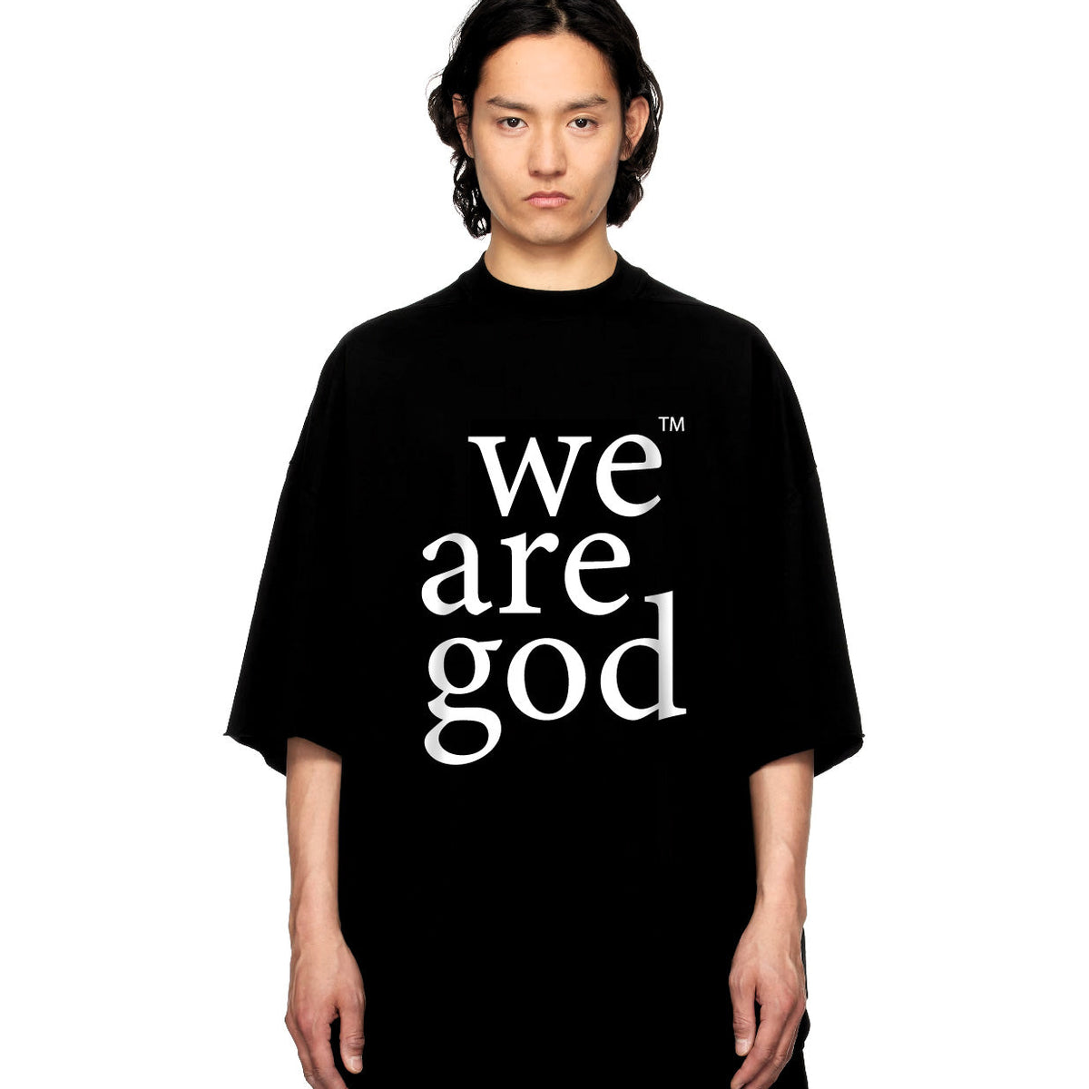 We Are God Tee  Black