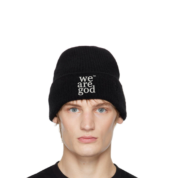 We are God Beanie Black
