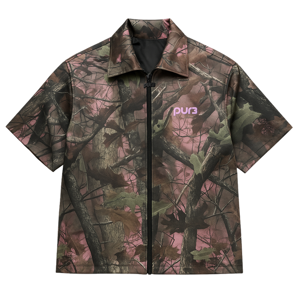 Forest Camo Zip Up Jacket