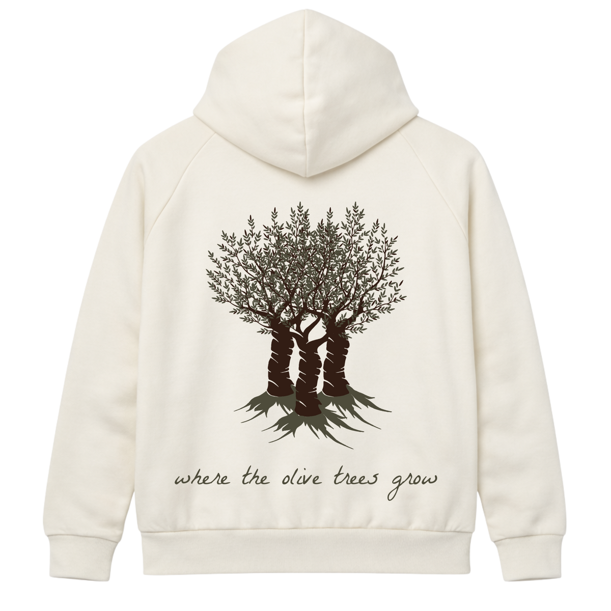 Where The Olive Trees Grow Heavy Hoodie
