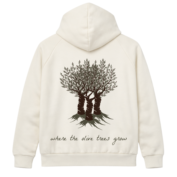 Where The Olive Trees Grow Heavy Hoodie