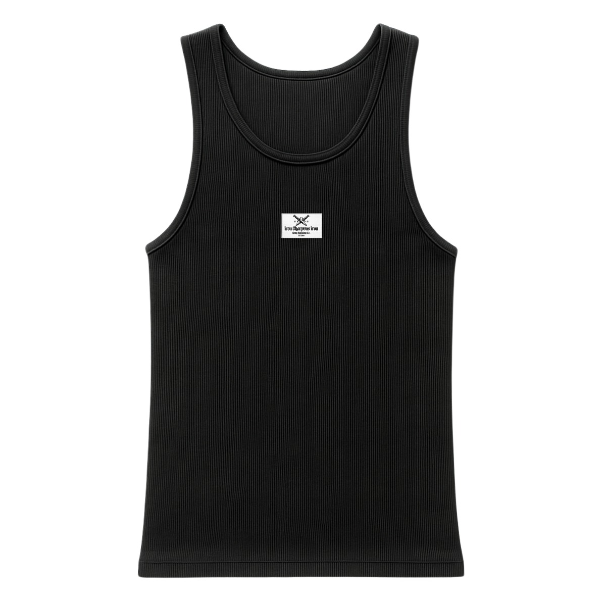 ISI Mens Ribbed Tank - Black