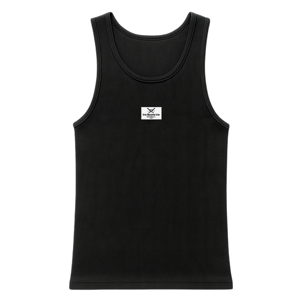 ISI Mens Ribbed Tank - Black