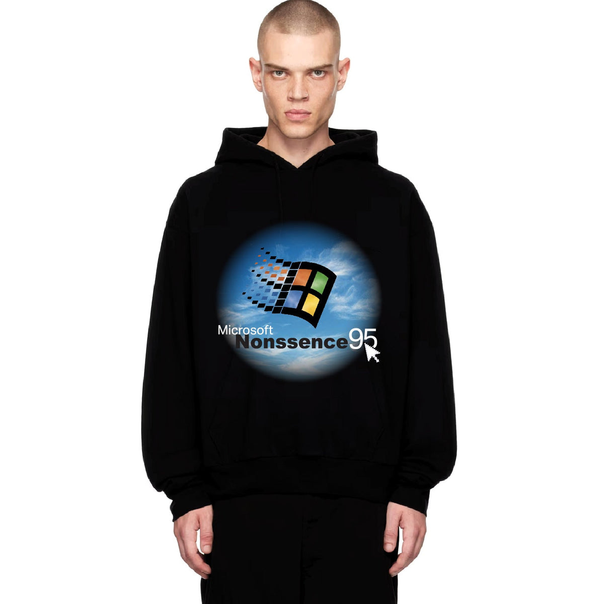 Windows Hoodie Black